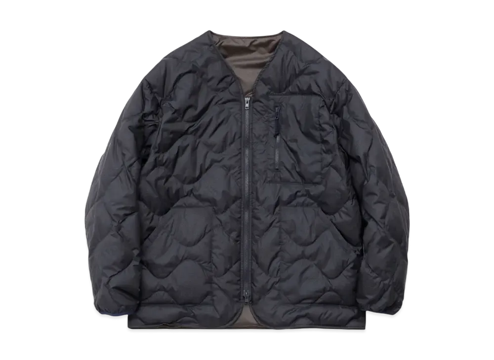 The North Face PURPLE LABEL Field Reversible Down Cardigan "Navy"