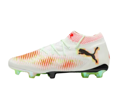 Puma Future 8 Ultimate Launch FG "Puma White/Puma Black/Lime Squeeze/Green Glare"