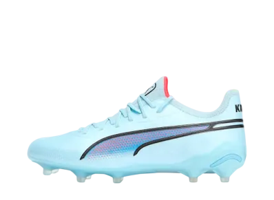 Puma Women's King Ultimate FG/AG "Silver Sky/Puma Black/Fire Orchid"