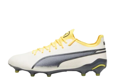 Puma King Ultimate FG/AG "Alpine Snow/Asphalt/Yellow Blaze"