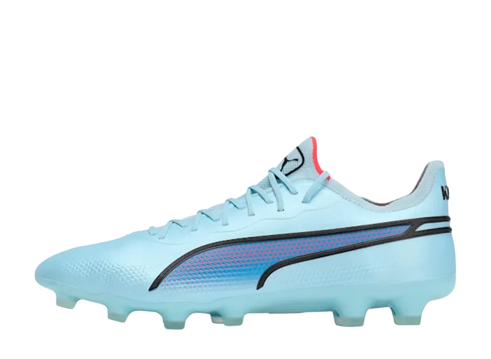 Puma King Ultimate HG/AG "Silver Sky/Puma Black/Fire Orchid"