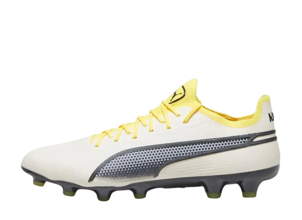 Puma King Ultimate HG/AG "Alpine Snow/Asphalt/Yellow Blaze"