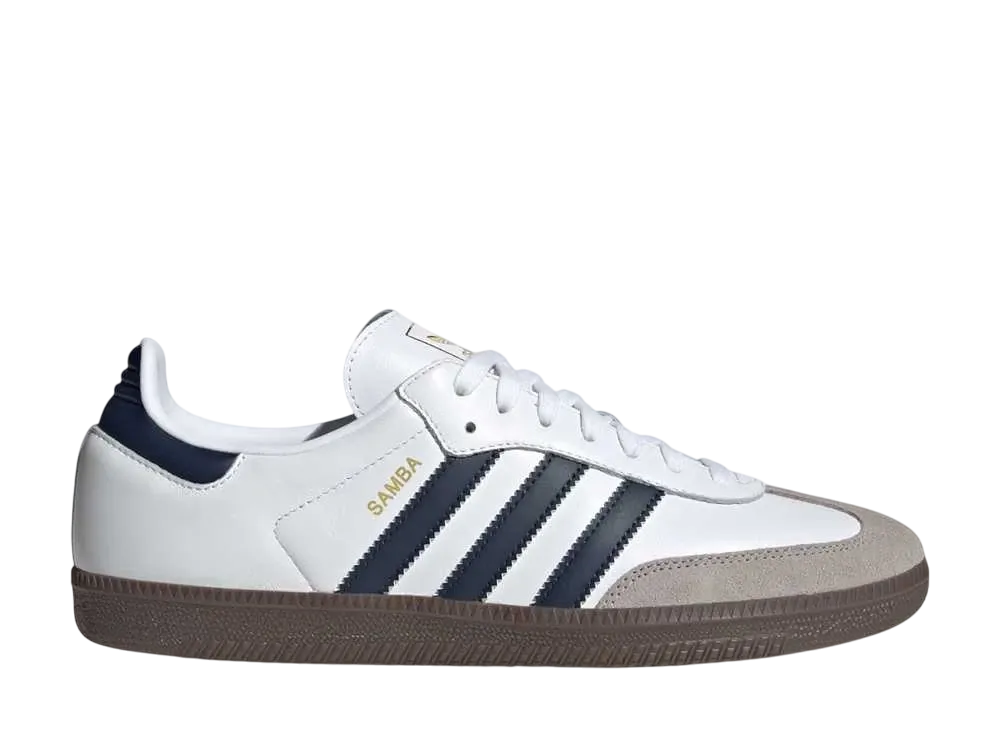 adidas Samba OG "Cloud White/Night Indigo/Clear Granite"