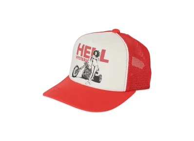 HYSTERIC GLAMOUR Hell Hysteric Mesh Cap "Red"
