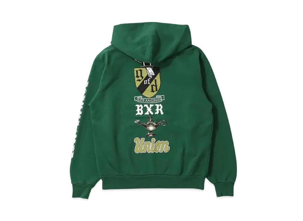 UNION x Born x Raised Gents Of Desire Seal Hoodie "Emerald Green"