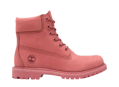 Timberland Women's Premium 6 Inch Lace Up Waterproof Boot "Red"