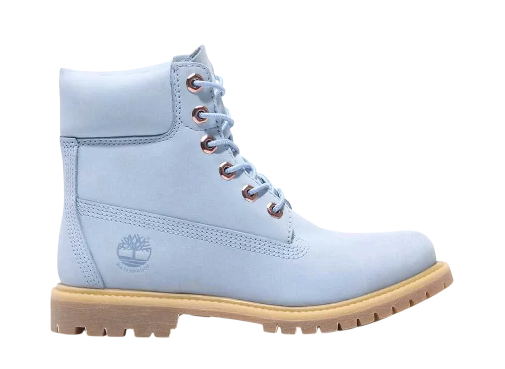 Timberland Women's Premium 6 Inch Waterproof Boot "Light Blue"