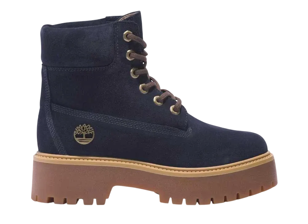Timberland Women's Heritage Stone 6 Inch Waterproof Boot "Dark Blue"