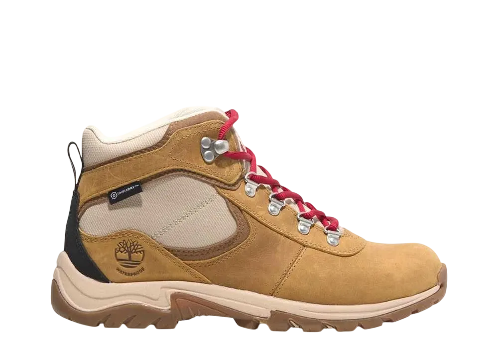 ティンバーランド ウィメンズ マウント マッドセン ミッド レースアップ ウォータープルーフ ハイキング ブーツ "ウィート"
