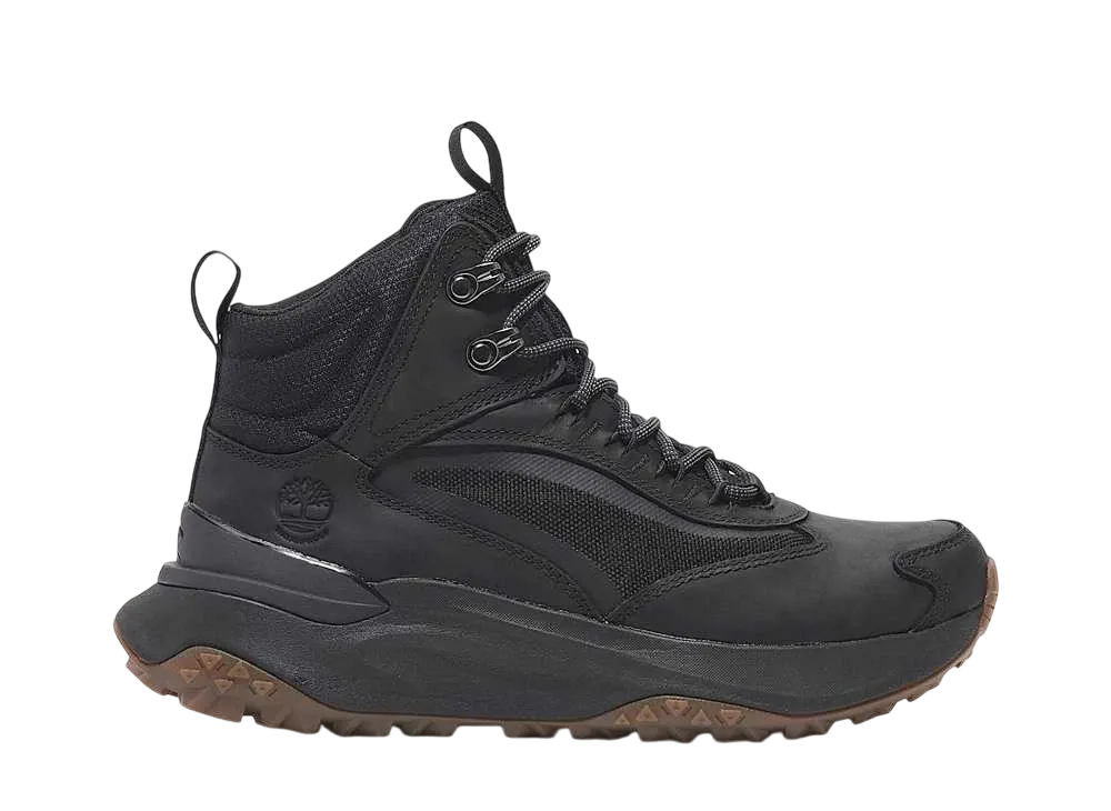 Timberland Women's Motion Access Mid Lace Up Waterproof Hiking Boot "Black"