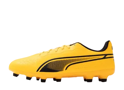 Puma King Match Wide HG/AG "Sun Stream/Puma Black/Sunset Glow"