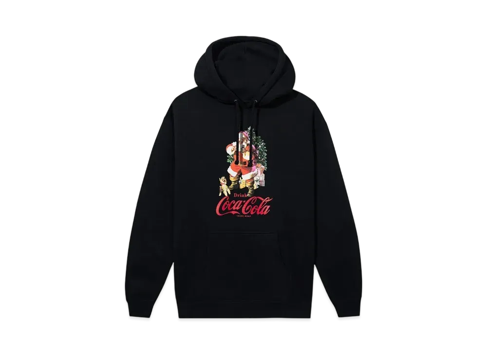 ANTI SOCIAL SOCIAL CLUB x Coca-Cola Santa Social Hoodie "Black"