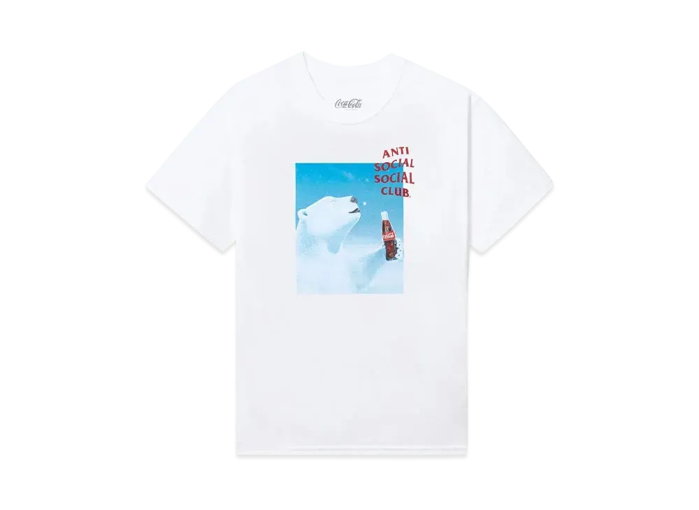 ANTI SOCIAL SOCIAL CLUB x Coca-Cola PB Snowflake Tee "White"