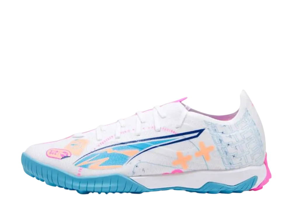 プーマ ウルトラ5 マッチ ボリューム UP TT "プーマホワイト/ルミナスブルー/ポイズンピンク/フィジーメロン"