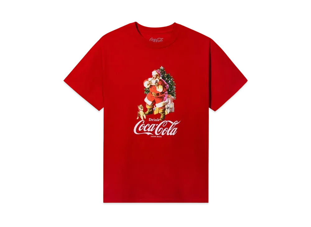ANTI SOCIAL SOCIAL CLUB x Coca-Cola Santa Social Tee "Fiery Red"