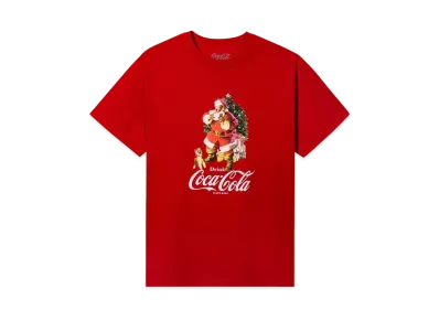 ANTI SOCIAL SOCIAL CLUB x Coca-Cola Santa Social Tee "Fiery Red"