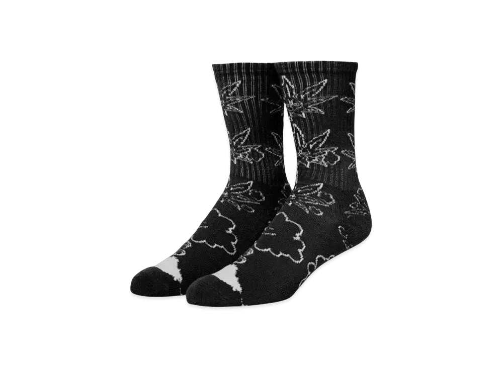 HUF Self Destruction Buddy Socks "Black"