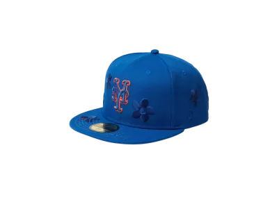 NEW ERA 59Fifty MLB Flower Embroidery New York Mets "Bright Royal"