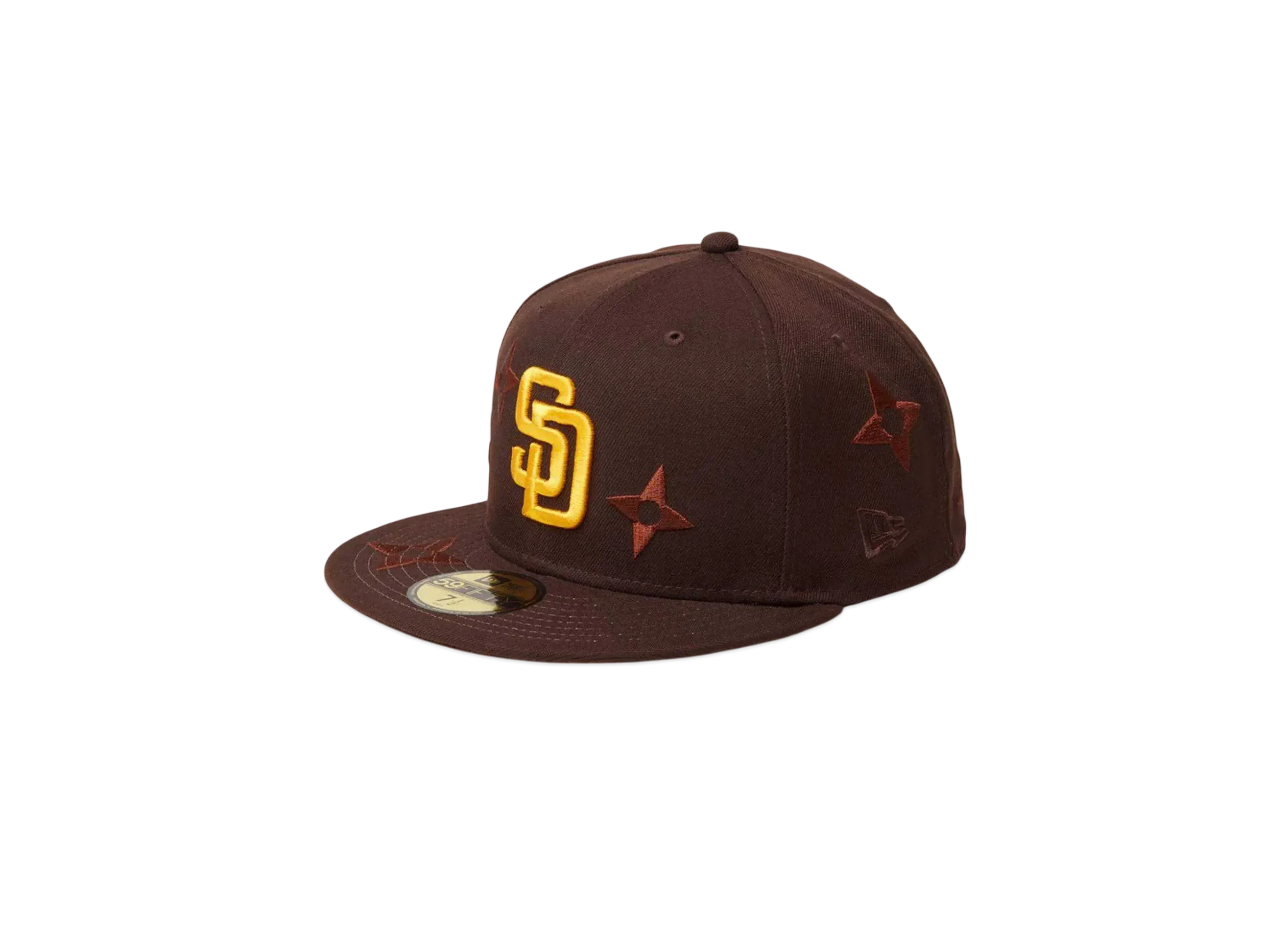 NEW ERA 59Fifty MLB Flower Embroidery San Diego Padres "Burntwood"