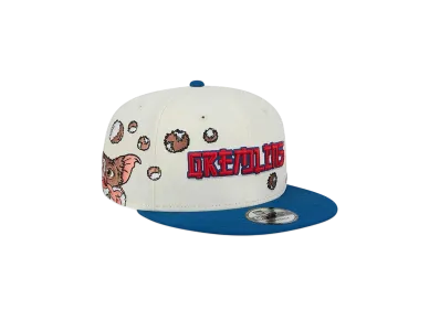 NEW ERA x GREMLINS 9Fifty "Chrome White/Blue"