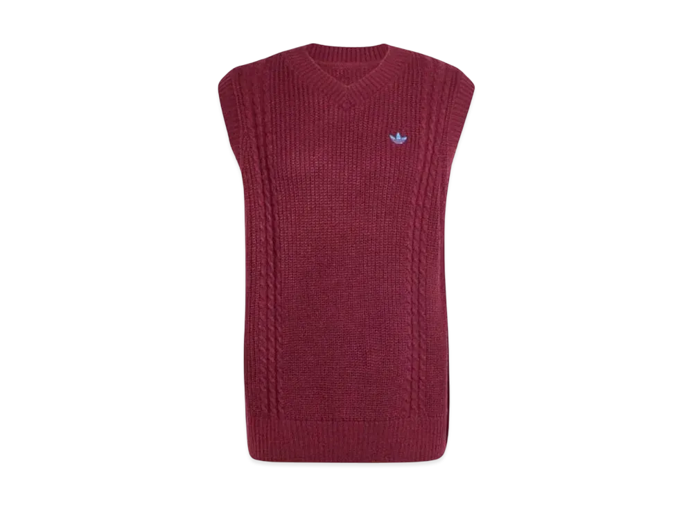 adidas Originals 70s Knit Vest "Shadow Red"