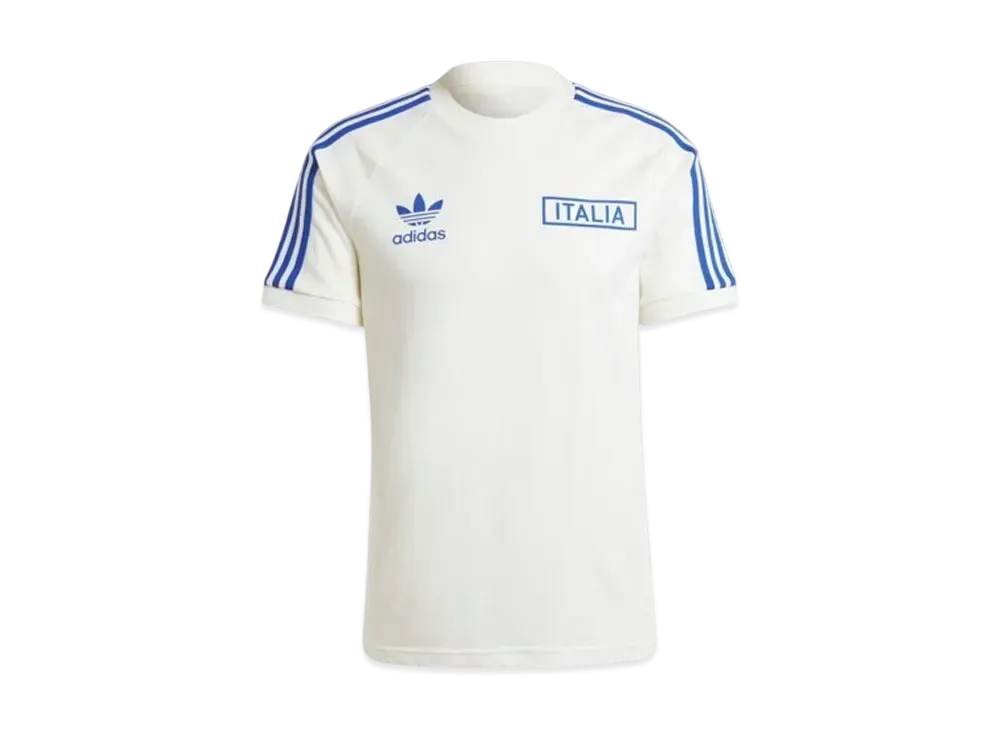 adidas Italy Adicolor Classics Three Stripes Short Sleeve T-Shirt "Off White"