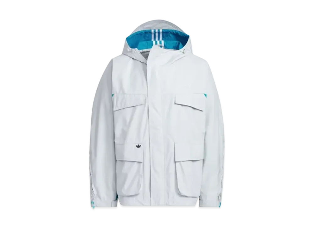 adidas Ordinary People Utility Hooded Jacket "Clear Grey"