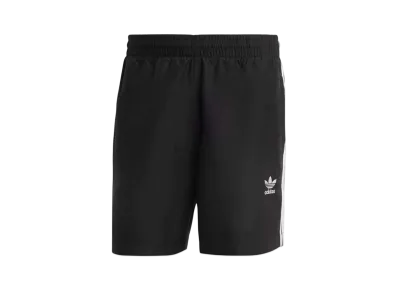 adidas Originals Adicolor Three Stripes Swim Shorts "Black/White"