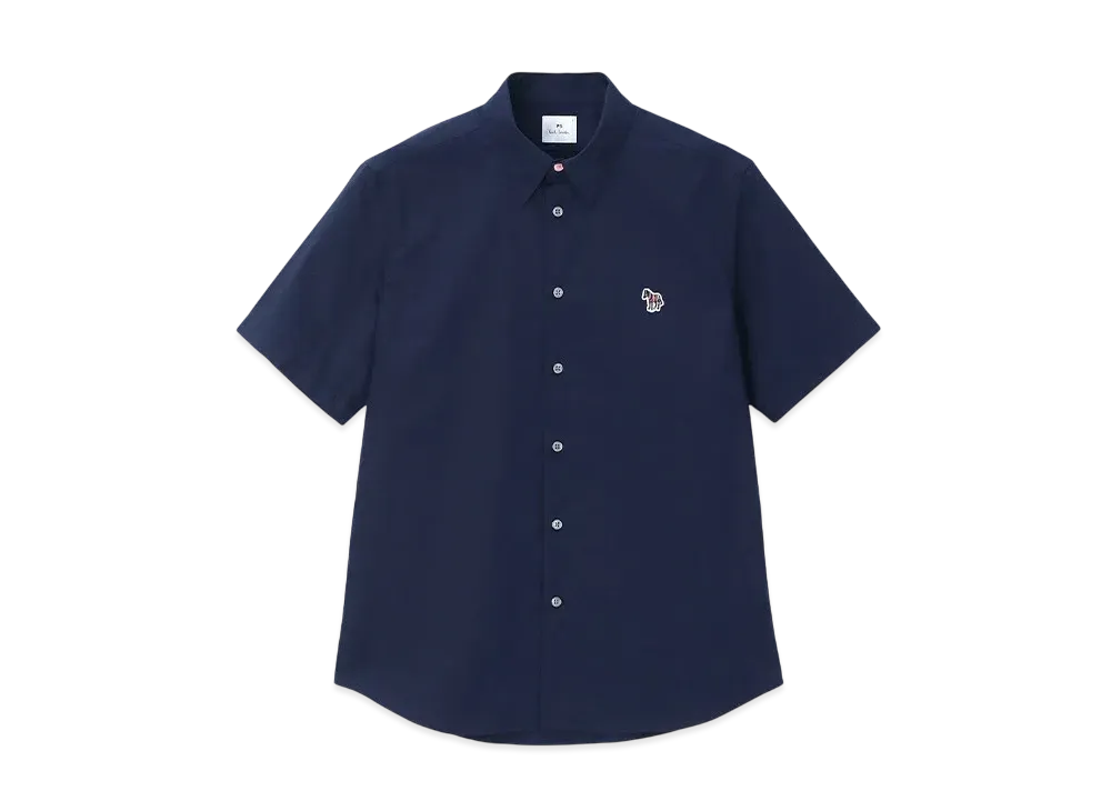Paul Smith Sports Stripe Zebra One Point Short Sleeve Shirt "Navy"