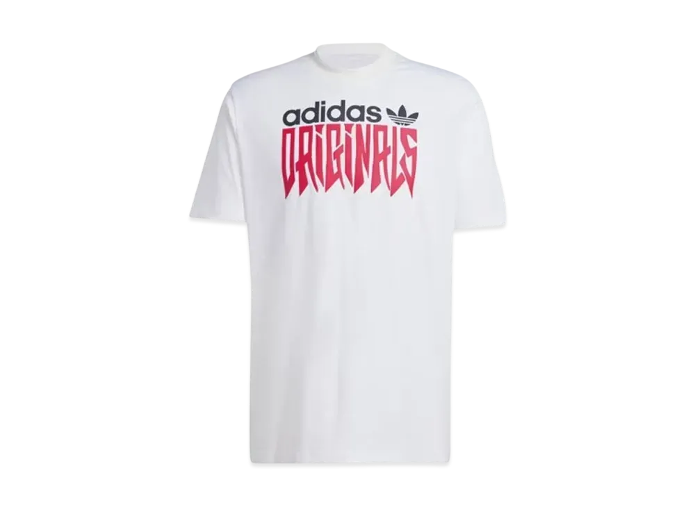 adidas Graphic Loose Short Sleeve T-shirt "White"