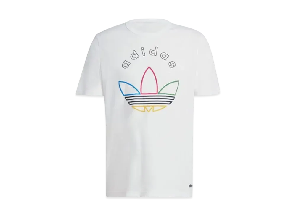 adidas Graphic Short Sleeve T-shirt "Cloud White"