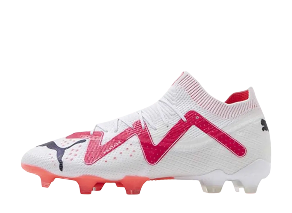 プーマ フューチャー アルティメット FG/AG "プーマホワイト/プーマブラック/ファイヤーオーキッド"