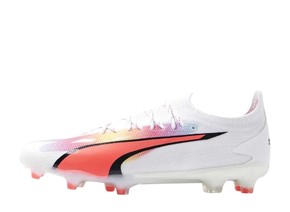 プーマ ウルトラ アルティメット FG/AG "プーマホワイト/プーマブラック/ファイヤーオーキッド"