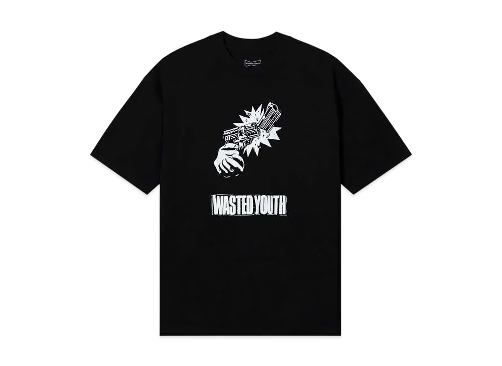 Wasted Youth x Verdy T-Shirt "Black"