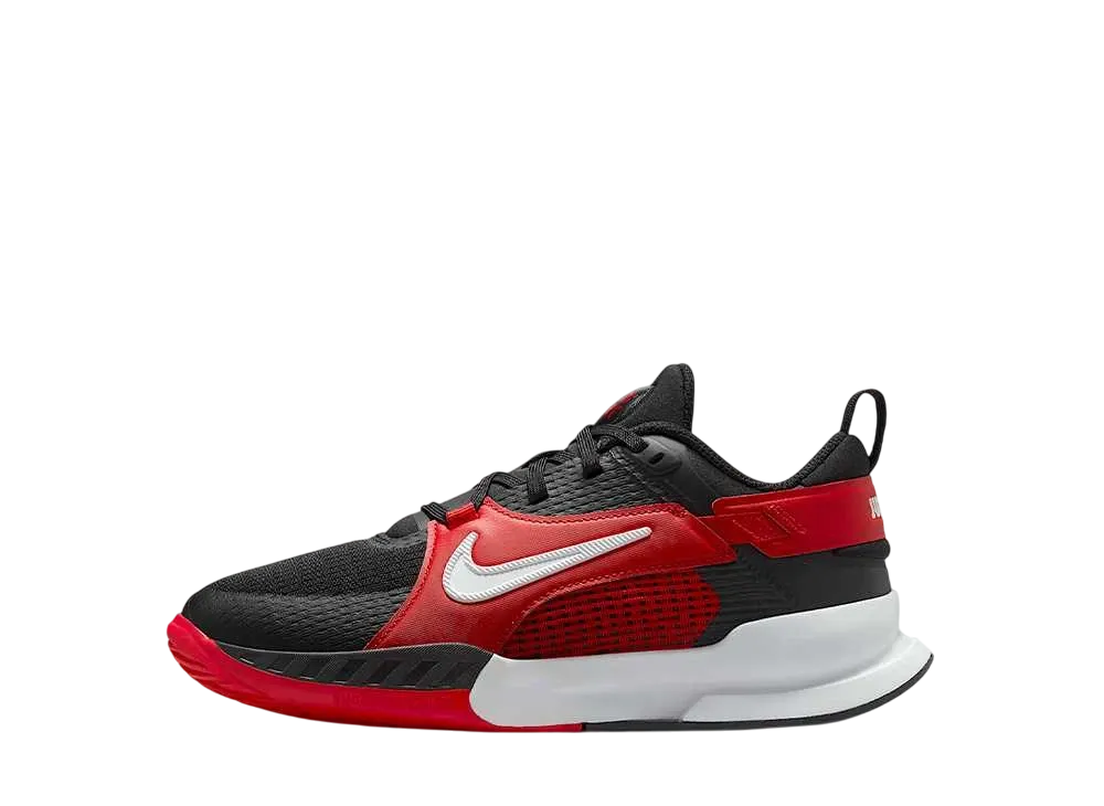 ナイキ GS クロスコート "ブラック/ユニバーシティレッド/ホワイト"