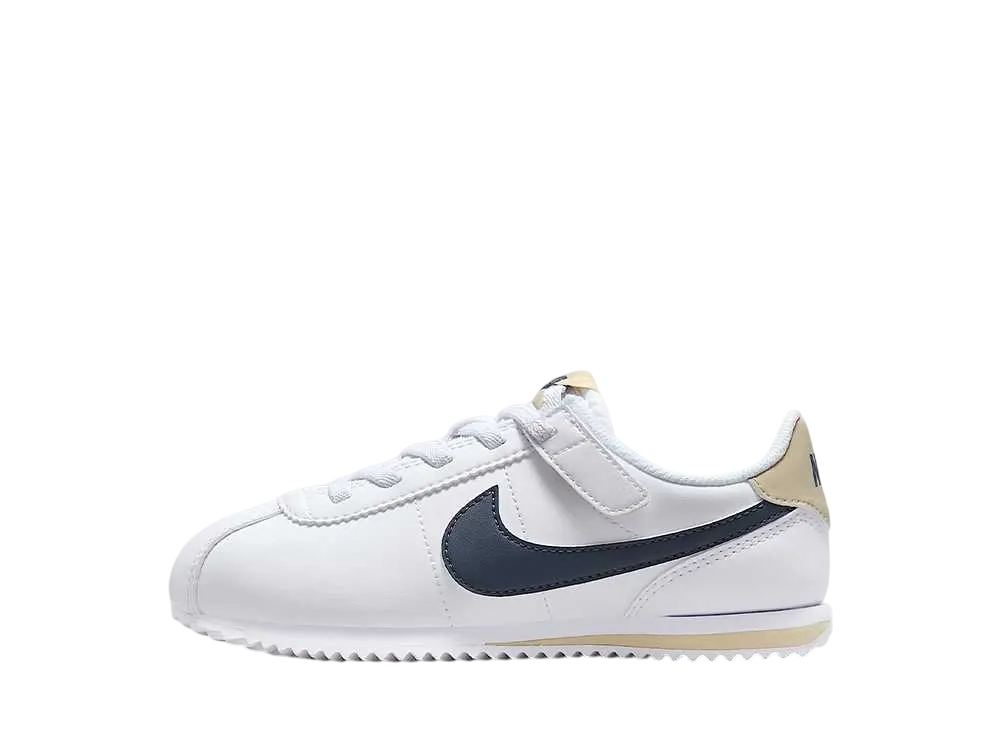 ナイキ PS コルテッツ イージーオン "ホワイト/デザートカーキ/サンダーブルー" (キッズ)