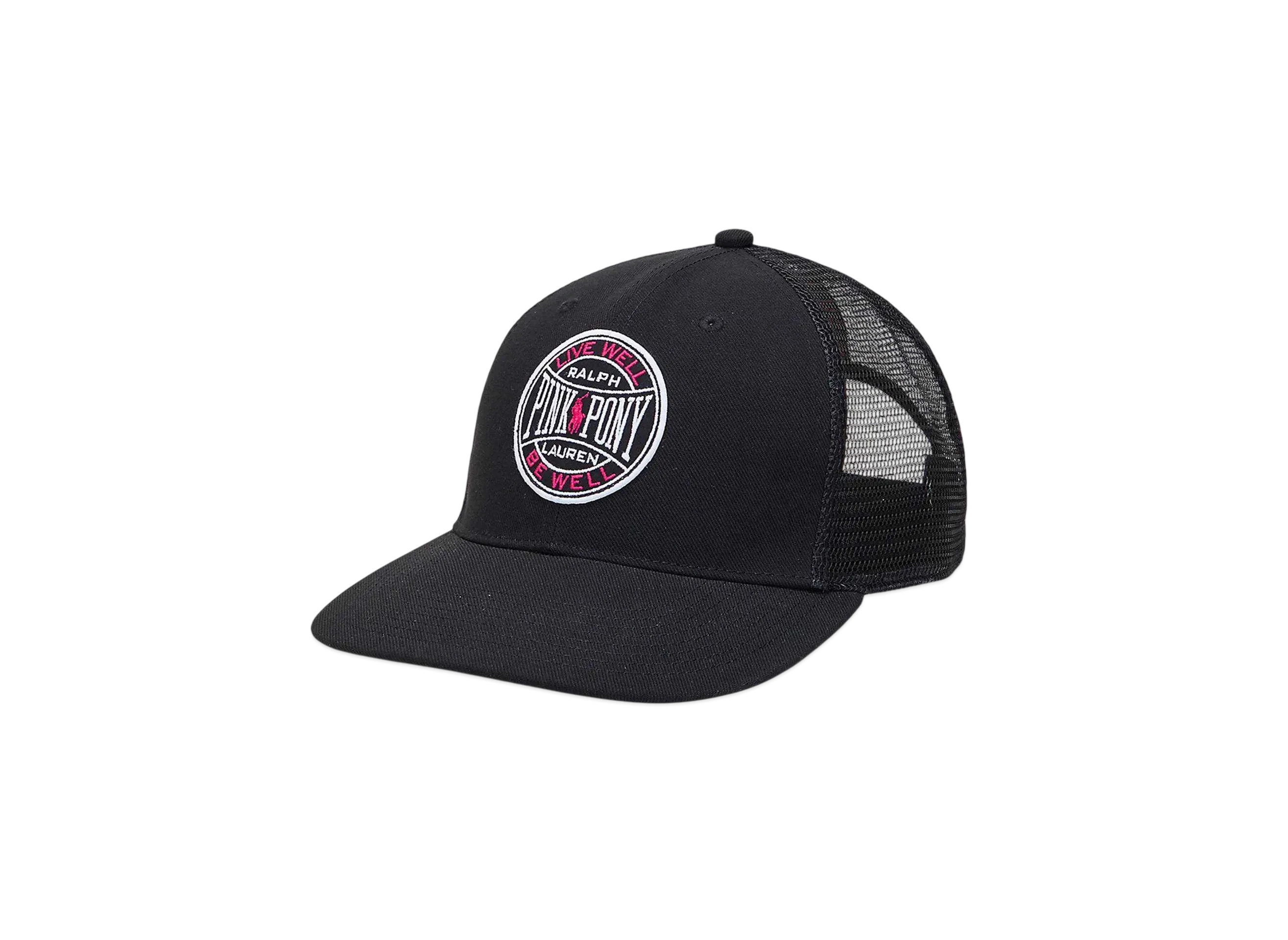 Polo Ralph Lauren Pink Pony Twill Trucker Cap "Black"