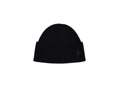 Polo Ralph Lauren Merino Wool Rib Knit Watch Cap "Black"