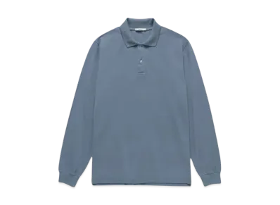 JJJJound Longsleeve Polo Shirt "Storm Blue"