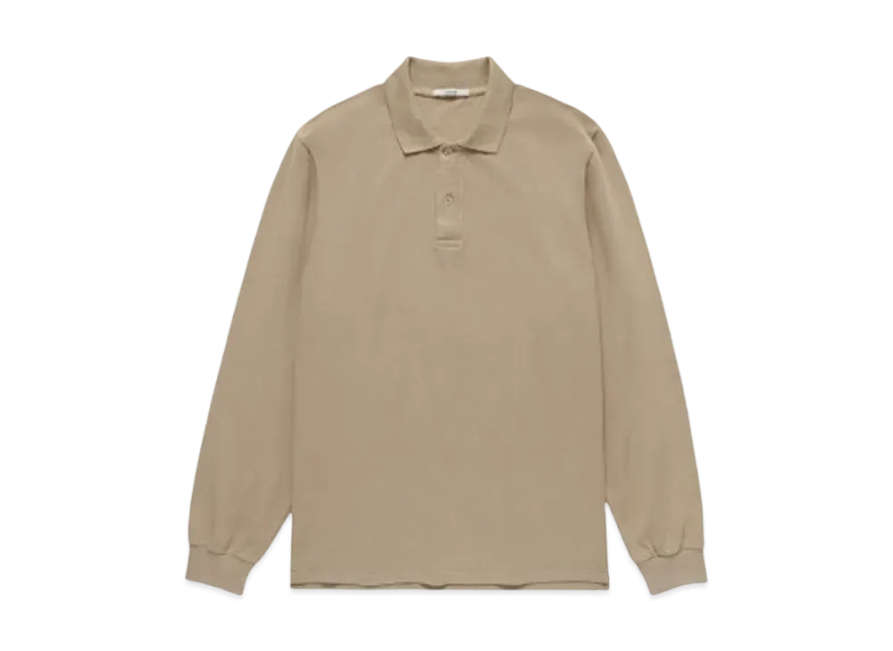 JJJJound Longsleeve Polo Shirt "Taupe"