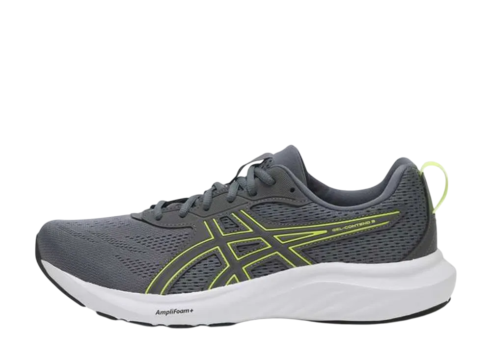Asics Gel-Contend 9 Extra Wide "Grey/Yellow"