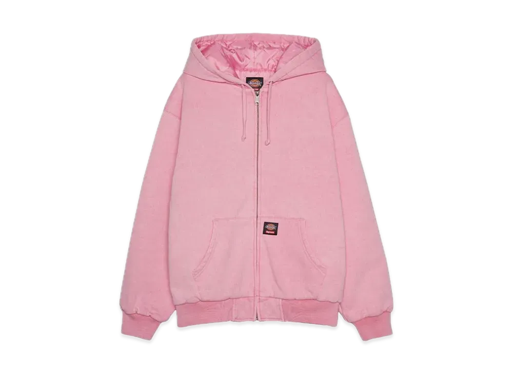 Supreme x Dickies Quilted Lined Zip Up Hooded Sweatshirt 
