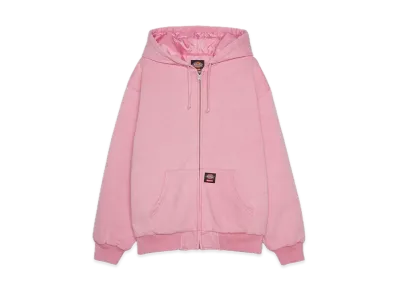 Supreme x Dickies Quilted Lined Zip Up Hooded Sweatshirt "Pink"