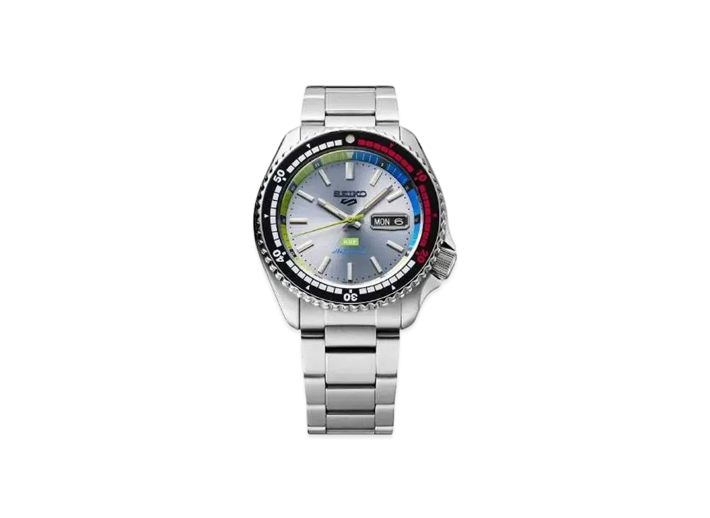 HUF x Seiko 5 Sports HUF Limited Edition "Silver"