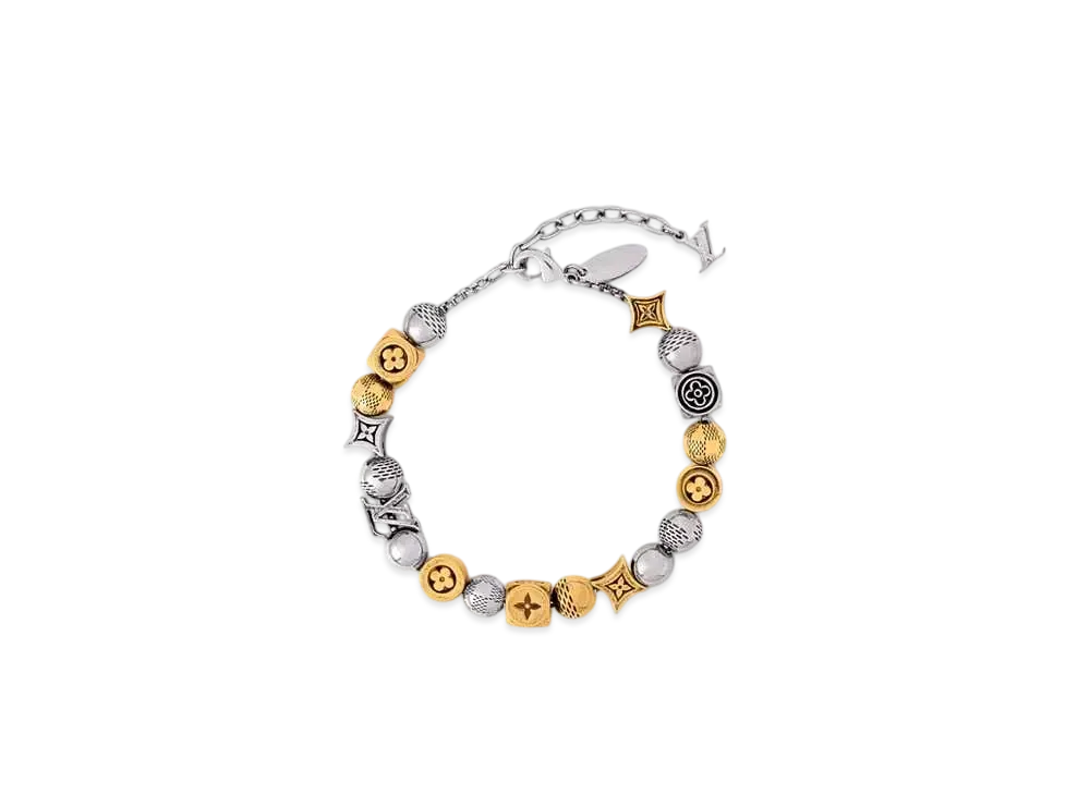 Louis Vuitton Damier Party Bracelet "Silver/Gold"