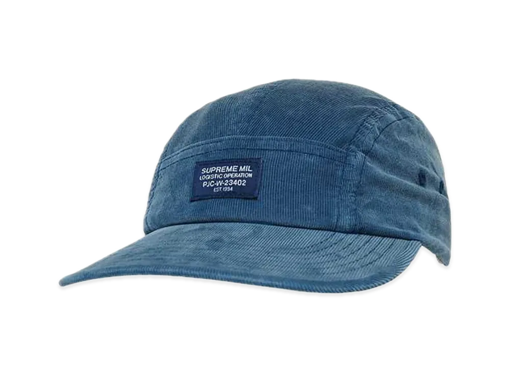 Supreme Corduroy Pocket Camp Cap "Navy"