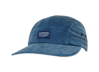 Supreme Corduroy Pocket Camp Cap "Navy"