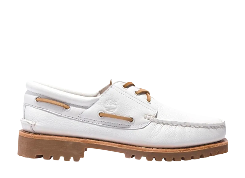 Timberland Authentic Handsewn Boat Shoes "White"