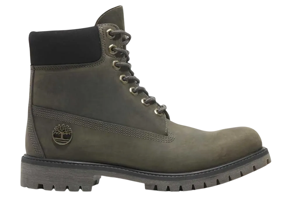 Timberland Premium 6inch Lace Up Waterproof Boots "Medium Grey"