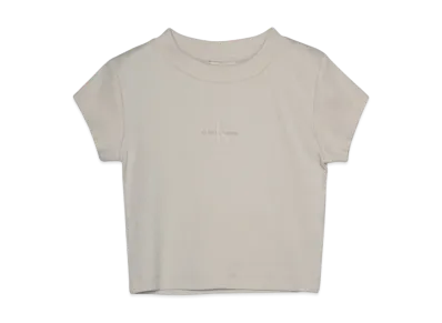 Calvin Klein Jeans A- MONOGRAM BABY TEE "Moonbeam"